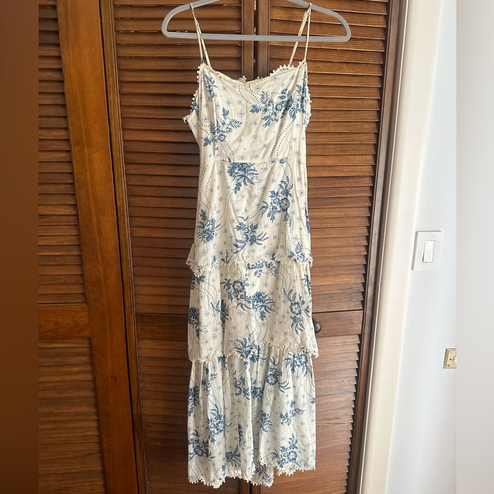 Never Fully Dressed Toile cotton dress-size medium